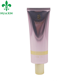 diameter 40mm 125ml glossy cosmetic tube with screen printing